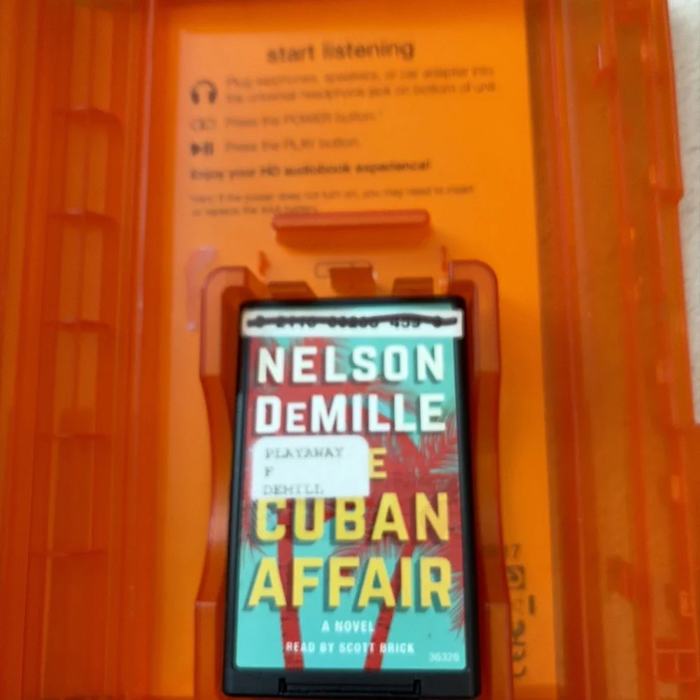 Playaway Audiobook Ex Library -  The Cuban Affair